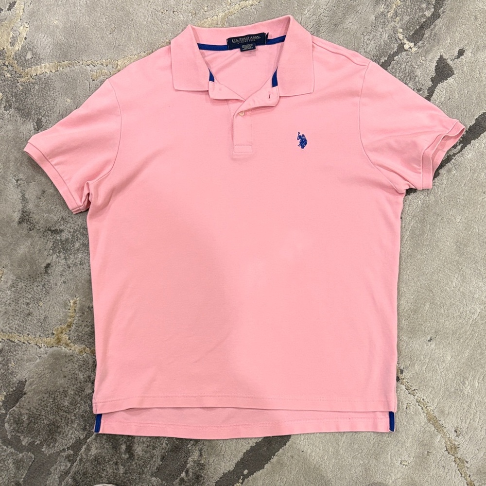 U.S. Polo Assn. Pink Polo Shirt
